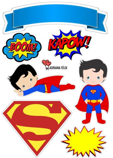 Bolo Do Superman, Superman Cake Topper, Superman Cakes, Superman 2, Superman Baby, Superman Birthday, Alucard Mobile Legends, Baby Superhero, Batman Birthday Party