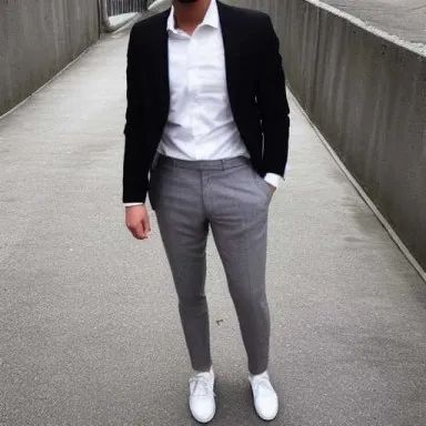 Black Suit With Grey Pants Men, Black Blazer Outfits For Men, Mens Grey Pants Outfit Dressy, Grey Pants Black Blazer Men, Men’s Black Blazer Outfits, Black Blazer With Grey Pants Men, Black Jacket Grey Pants Men, Black Blazer With Grey Pants, Grey Suit Pants Men Outfit