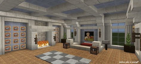 Minecraft Big Bedroom Ideas In Game, Castle Bedroom Minecraft, Bedroom Ideas Minecraft Aesthetic, Minecraft Ceiling Designs, Ceiling Design Minecraft, Minecraft Ceiling Ideas, Minecraft Castle Bedroom, Minecraft Ceiling, Minecraft Ceiling Design