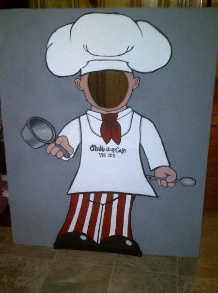 "put your face here for picture" cardboard chef Italian Party Decorations, Kids Cooking Party, Pizza Party Birthday, Italian Themed Parties, Cooking Theme, Italian Night, Italian Party, Chef Party, Italian Theme