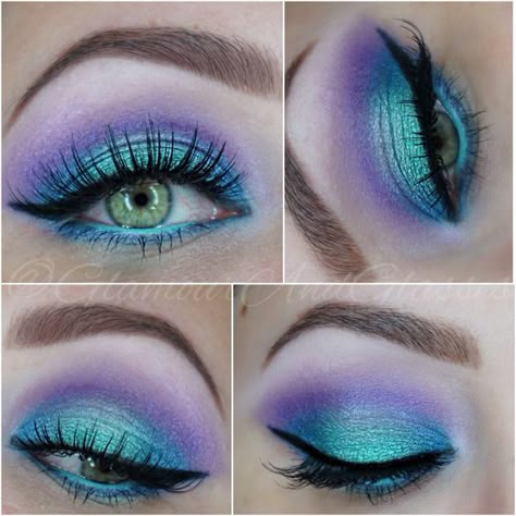 1000+ ideas about Mermaid Makeup on Pinterest | Little Mermaid ... Mermaid Eyeshadow, Makeup Reference, Mermaid Eyes, Fantasy Make-up, Unicorn Makeup, Barbie Makeup, Disney Makeup, Smink Inspiration, Makijaż Smokey Eye