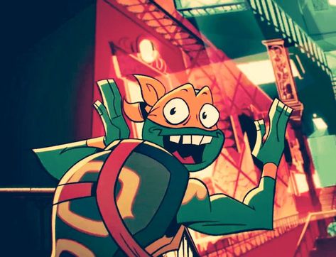 Doctor Delicate Touch, Rottmnt Mikey Screenshots, Mikey 2012, Tmnt Screenshots, Rise Mikey, Funny Turtles, Mikey Rottmnt, Rottmnt Mikey, Mikey Tmnt