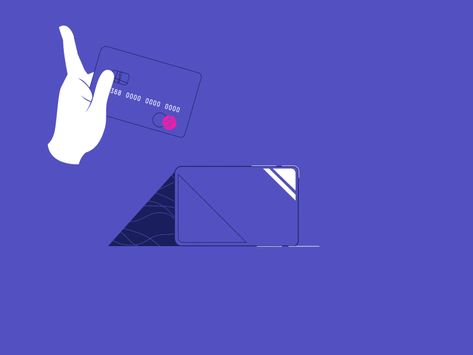 TouchBank by Tleubaev Money Motion Graphic, Credit Card Video, Credit Card Animation, Scene Animation, Money Animation, Card Animation, Vector Illustration People, Banks Ads, Cinema 4d Tutorial