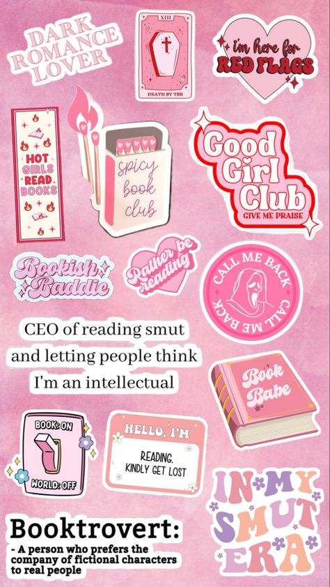 School Aesthetic Stickers, Kindle Stickers Printable, Bookish Stickers Printable, Artsy Background, Book Page Crafts, Book Cafe, Kindle Cover, Book Wallpaper, Scrapbook Stickers Printable