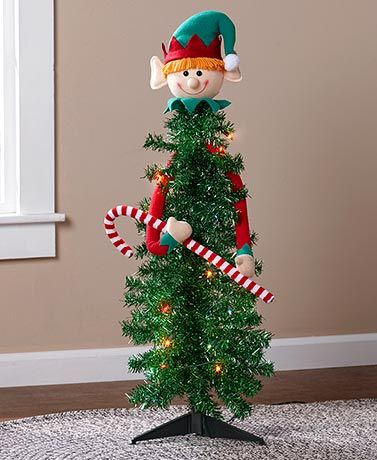 Lighted Country Holiday Characters | The Lakeside Collection Elf Snowman, Lighted Snowman, Elf Christmas Decorations, Elf Tree, Elf Decorations, Elf Christmas Tree, Christmas Decor Ideas Outdoor, Christmas Tree Decorating Themes, Christmas Lights In Living Room