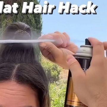 #hairhacks for flat hair are STILL my love language❤️❤️❤️ allowing the #hairspray to dry with the roots lifted keeps long lasting height at the crown👑👑 #hairtutorials #hairvideos ... My Love Language, Flat Hair, Love Language, Crown Hairstyles, The Roots, Love Languages, Big Hair, About Hair, Hair Videos