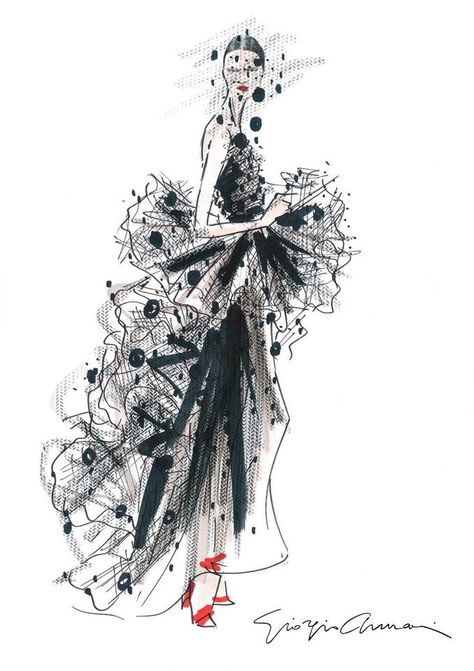 Fashion Design Inspiration, Fashion Sketchbook, Fashion Sketch, Fashion Illustration Sketches, Armani Prive, Fashion Figures, Illustration Fashion Design, Fashion Art Illustration, Illustration Sketches