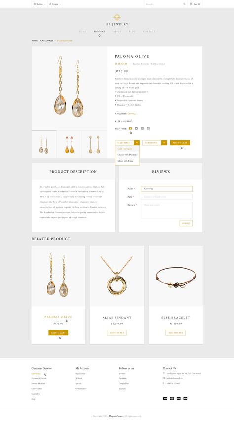 Ecommerce Ui Design, Jewelry Website Design, Ecommerce Web Design, Website Design Layout, Web Design Tips, Shopify Website, Jewelry Website, Web Design Trends, Catalog Design