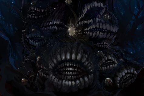 Eldritch Monster, Eldritch Abomination, Dark Astrology, Lovecraftian Horror, Eldritch Horror, Cool Monsters, Fantasy Beasts, Cosmic Horror, Monster Concept Art