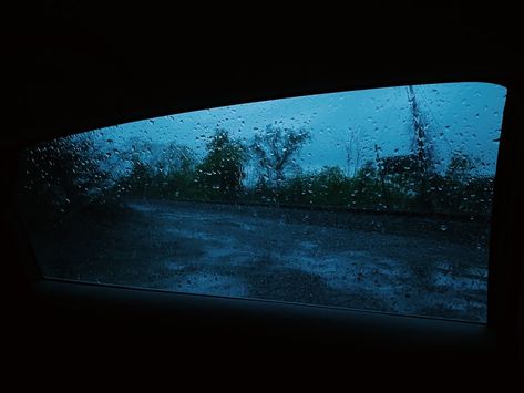 Rain Morning, Blue Rainy Day Aesthetic, Rain Car Window, Rainy Car Window, Rainy Windshield Aesthetic, Rainy Car Window Aesthetic, Messy Car, Dance Nation, Rain Window