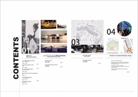 Portfolio Contents Page, Contents Page Design, Graphic Design Portfolios, Interior Design Portfolio Layout, Portfolio Booklet, Architecture Portfolio Layout, Graphic Portfolio, 포트폴리오 레이아웃, Architecture Portfolio Design