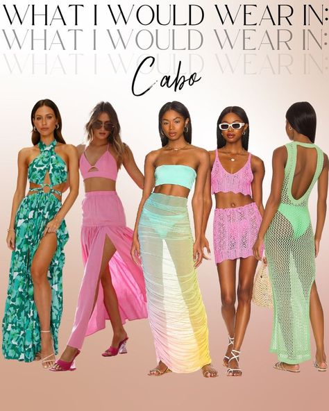 What I would wear in Cabo. summer outfit, summer dress, vacation outfit idea, vacay outfit, cover up, maxi dress, beach outfit, pool party, ootd Pool Party Dress Summer Outfits, Spring Multicolor Cover-up For Beach Party, Outfits For Pool Party, Multicolor Cover-up For Beach Party, Maxi Dress Beach Outfit, Multicolor Maxi Cover-up For Beach Party, Multicolor Summer Beach Party Cover-up, Multicolor Vibrant Print Cover-up For Beach Party, Pool Party Looks