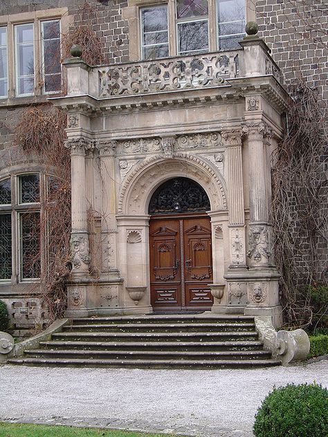 Castle Doors, Dream Castle, Castle Estate, Castle Mansion, Pink Palace, Germany Castles, Entrance Ways, Home Doors, Front Entry