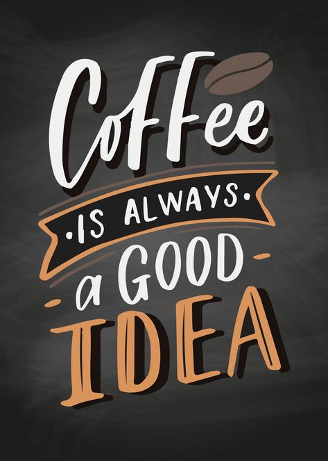 Chalkboard For Kitchen, Cafe Quotes, Coffee Kiosk, Coffee Signage, Coffee Poster Design, Funny Coffee Quotes, Coffee Board, Poster Coffee, Coffee Talk