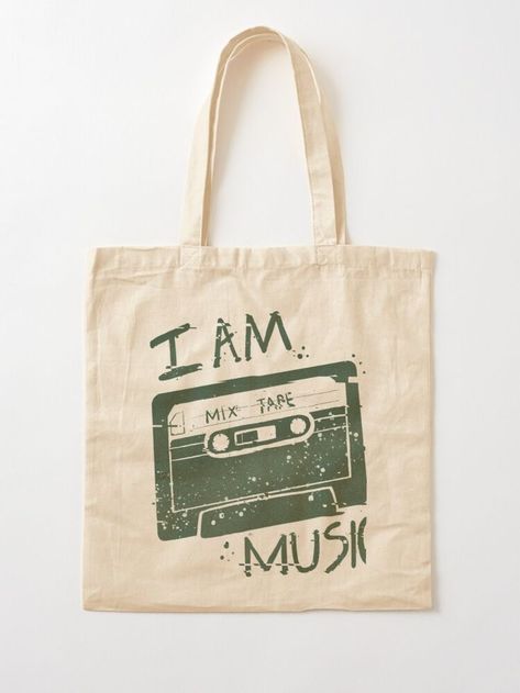 I am MUSIC I Am Music, Music Tote Bag, Cotton Tote Bag, Bag Design, Tote Bag Design, Cotton Totes, Cotton Tote Bags, Bag Sale, Reusable Tote