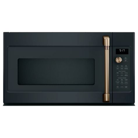 Over The Range Microwave, Bronze Accessories, Black Microwave, Convection Cooking, Brushed Copper, Range Microwave, Cooking Set, The Cafe, Brushed Bronze