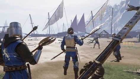 Chivalry 2 might just be the next big multiplayer game. Read our thoughts on the beta here. Chivalry 2, Beach Hacks, Hack And Slash, Holy Roman Empire, Online Multiplayer Games, Multiplayer Games, Castle Wall, The Next Big Thing, Roman Empire