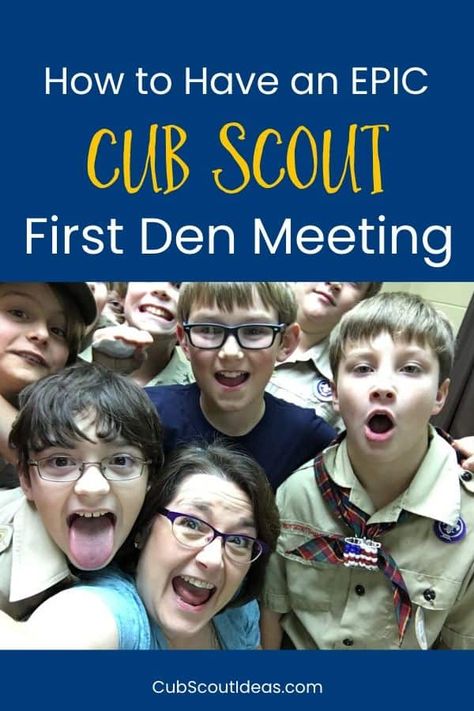 Want to know how to run your first Cub Scout den meeting? Whether this is a brand new den of Lions or a returning Arrow of Light den, these tips, tricks, and ideas will help! #CubScouts #DenMeeting #CubScoutIdeas Cub Scout Law, Cub Scout Skits, Cub Scout Popcorn, Cub Scout Games, Arrow Of Light, Cub Scouts Wolf, Cub Scouts Bear, Tiger Scouts, Cub Scouts Tiger