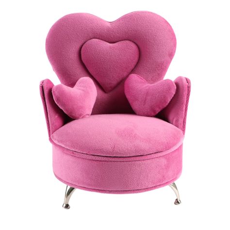 Mini Sofa, Pink Jewelry Box, Miniature Dollhouse Accessories, Bedroom Stuff, Barbie Room, Dollhouse Bedroom, Cute Furniture, Babe Cave, Pink Sofa