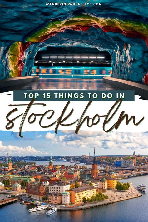 15 Best Things to do in Stockholm Sweden! Planning a Sweden vacation and looking for what to do in Stockholm? In this Stockholm travel guide you'll find the top Stockholm attractions, best places in Stockholm to visit, and more! | Sweden travel | things to do in Sweden | Stockholm activities | Sweden museums | what to eat in Stockholm | Sweden attractions | Stockholm tours | Sweden tours | Europe travel | Stockholm travel | Stockholm vacation | Stockholm museums | #Stockholm #Sweden #Europe Things To Do In Sweden, Sweden Vacation, Things To Do In Stockholm, Stockholm Travel, Visit Stockholm, Sweden Travel, Scandinavia Travel, European Destinations, Visit Europe