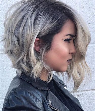 The Coolest Kid's Hair Cut We've Ever Seen - HIS Modern Grooming - Modern Salon Short Hair Cuts For Round Faces, Blonde Lob, Hair Color Unique, Medium Bob Hairstyles, Cool Short Hairstyles, Round Face Haircuts, Short Hair Styles For Round Faces, Short Hair Color, Short Hairstyle