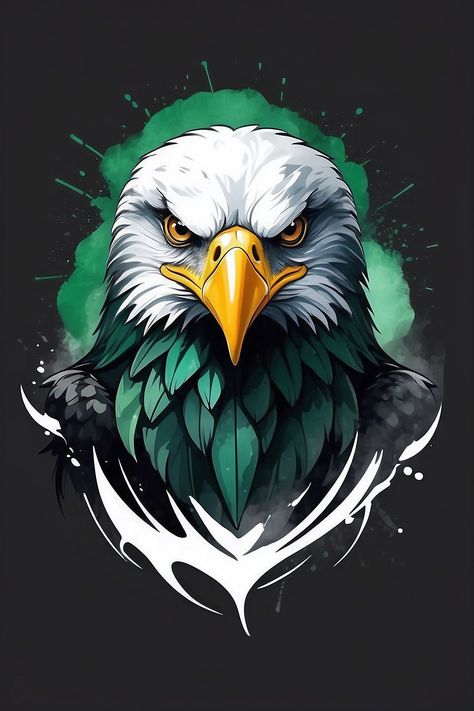 Eagle T-Shirt
Designed and Sold by Shop Karrere

eagles face logo facing forward T-Shirt by Shop Karrere
eagles face logo facing forward by Shop Karrere
high quality, logo style, Watercolor, powerful , minimalist colorful swoop eagles face logo facing forward, monochrome background awesome full color. Use green, white and black color scheme Scania Logo Wallpaper, Eagle Background, Eagles Colors, Bald Eagle Art, Eagle Artwork, Eagle Face, Eagle Vector, Eagles Logo, Eagle Images