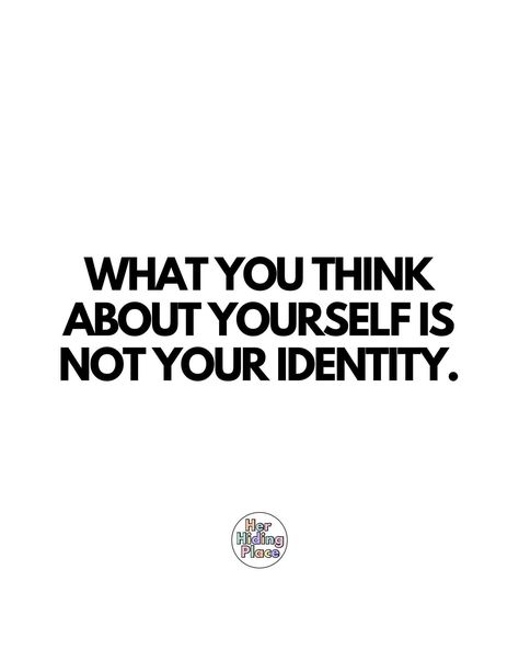 Being secure of your identity in Christ is so crucial for our Christian walk. Who you think you are or what others think about you is nothing compared to what the one true God, who created you, says about you. 🤍 Visit our website for a FREE 30 day devotional on identity and worth. Or simply comment the word IDENTITY. 🫶🏾 • • • • #identity #worth #womenofgod #christianwomen #christiancommunity #faithwalk #identityinchrist #herhidingplace #faithquotes Lost Identity Quotes, Identity In Christ Quotes, Identity Quotes, What Others Think, Faith Walk, Christ Quotes, Christian Women, Christian Inspiration, Faith Quotes