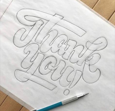 Writing Letters Ideas Design, Logo Doodle Design, Thank You Drawing, Lettering Sketch, Typography Drawing, Tipografi 3d, Lettering Styles Alphabet, Design Alphabet, الفن الرقمي