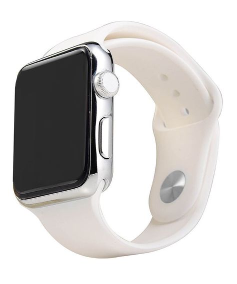 White Apple Watch, White Apple, Securely Attached, Physical Activity, Silicon Bands, White Aesthetic, Apple Products, Apple Watch Bands, Phone Accessories