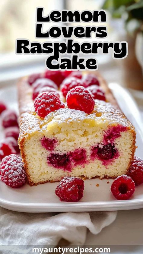 Calling all lemon lovers! This Raspberry Lemon Loaf Cake is a must-try. With a moist crumb and a tangy lemon glaze, this cake is not only delicious but also easy to make. Perfect for gatherings or a cozy night in. Raspberry And Lemon Cake, Lemon Cake With Raspberry Filling, Raspberry Lemon Loaf, Raspberry Lemon Cake, Lemon Raspberry Cake, Lemon Raspberry Cupcakes, Raspberry Bread, Raspberry Lemon Cakes, Lemon Loaf Cake