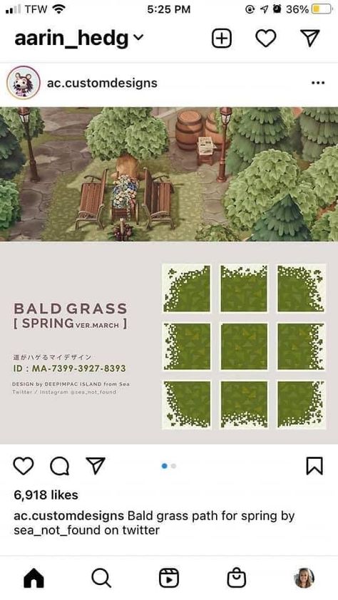 Acnh Grass Border, Acnh Grass Edge Code, Grass Path Acnh Code, Acnh Grass Border Path, Acnh Wooden Path Border, Acnh Creepy, Grass Path, Grass Border, Grass Texture