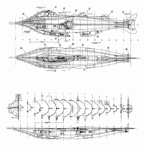 Nautilus Submarine, Sub Plan, Ship Building, Diesel Punk, Boat Building Plans, Leagues Under The Sea, Tattoo Project, Jules Verne, Golden Ratio