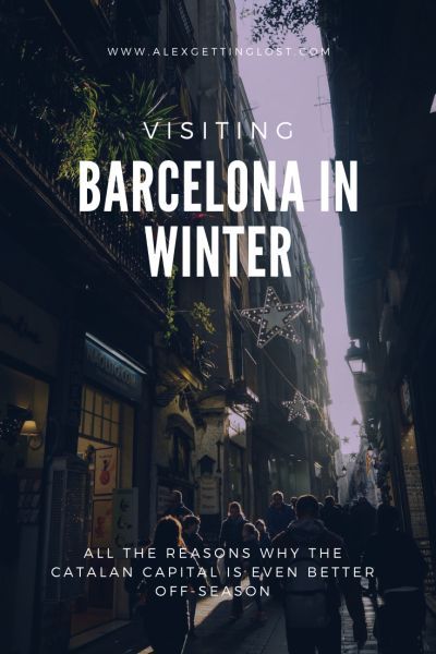 Barcelona is Better in Winter! (7 reasons to visit during off-season) – alex getting lost #europe #eurotrip #europetravel #barcelona #travel #travelinspo #offseason #winter #wintertravel Barcelona Winter, Barcelona In Winter, Switzerland In Winter, Visit Barcelona, January February March, Barcelona Travel, Winter Travel, Winter Weather, Spain Travel