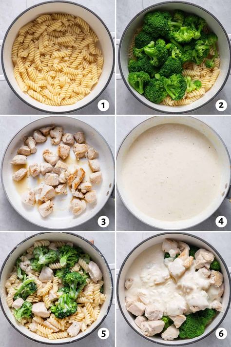 Alfredo Without Heavy Cream, Alfredo With Heavy Cream, Chicken Alfredo No Heavy Cream, Alfredo No Heavy Cream, Broccoli Chicken Alfredo, Low Calorie Cheese, Garlic Alfredo Sauce, No Heavy Cream, Chicken Broccoli Pasta