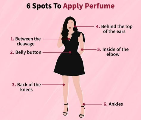 Where To Apply Perfume, Where To Spray Perfume, How To Apply Perfume, Perfume Hacks, Apply Perfume, Fragrances Perfume Woman, Basic Skin Care Routine, Perfect Skin Care Routine, Teen Life Hacks