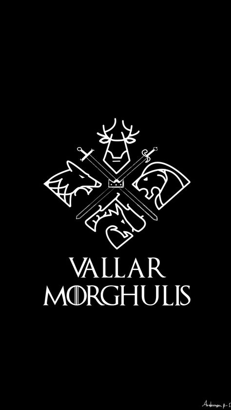 Game of thrones, Vallar Morghulis #movingonquotes Game Of Thrones Tumblr, Dessin Game Of Thrones, Dark Iphone Backgrounds, Game Of Thrones Tattoo, Game Of Thrones Facts, Tattoo Placements, Game Of Thrones Poster, Game Of Thrones Shirts, Trendy Games