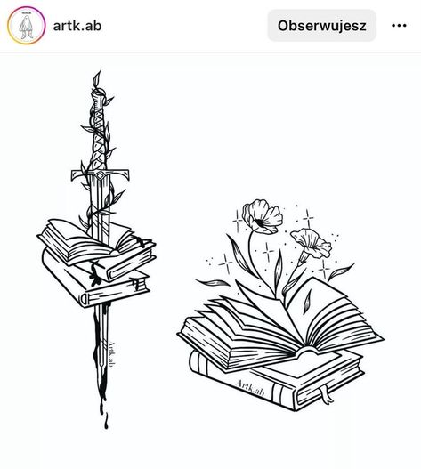 Matching Bookish Tattoos, Fantasy Matching Tattoos, Book Matching Tattoos, Tattoos Capricorn, Tattoos Taurus, Bookworm Tattoo, Landscape Tattoos, Reader Tattoo, Sagittarius Tattoos