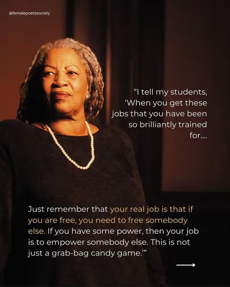 “When I woke up I reminded myself that freedom is never free. You have to fight for it. Work for it and make sure you are able to handle it.” - Toni Morrison ♥️ The Bluest Eye Toni Morrison, The Bluest Eye, Black Identity, Beloved Toni Morrison, Complex Characters, Female Poets, Black Experience, The Legacies, Toni Morrison