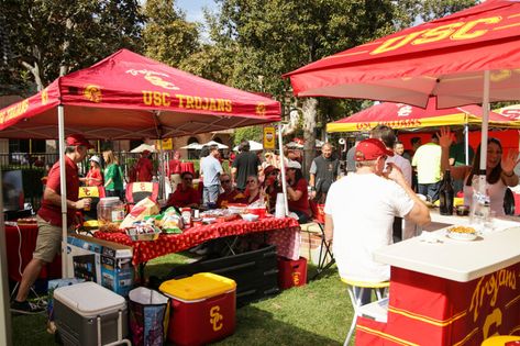 Usc Tailgate, College Football Tailgate, Earth Logo, Usc Football, Football Schedule, College Games, Rice University, Football Tailgate, Fresno State