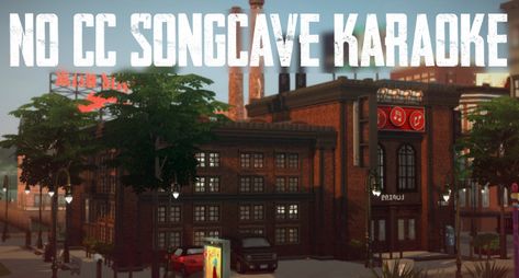 No CC SongCave karaoke bar Sims 4 Karaoke Bar, Sims 4 Karaoke, Karaoke Bar, San Myshuno, Free Sims 4, Sims 4 Build, The Sims 4, More Pictures, Karaoke