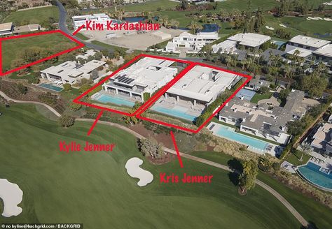 This article See the Kardashian-Jenner Palm Springs compound! Kylie Jenner’s stunning property stands out first originally published on QNewsCrunch and is covered by Charli Weaver. It’s beginning to look a lot like Calabasas – in Palm Springs. Kylie Jenner‘s mansion appears to be the crown jewel of an expanding Kardashian-Jenner real estate empire in the  Palm Springs, California area, where her mother Kris Jenner and sisters Kourtney Kardashian also have opulent abodes. Kylie Jenner Palm Springs, Kim Kardashian House, Kylie Jenner News, Kim Kardashian Kylie Jenner, Palm Springs House, Palm Springs Home, Gorgeous Houses, House Layout, Cute Couple Outfits