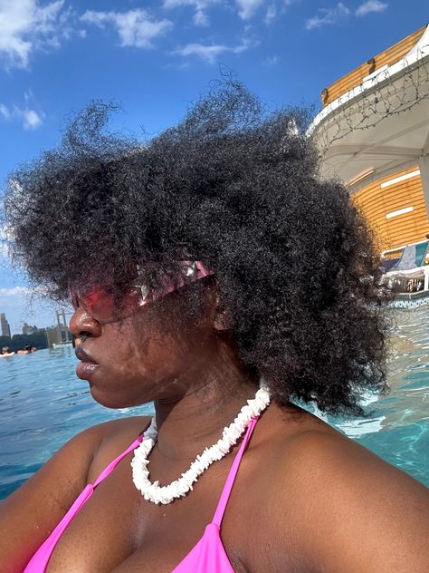 Pool Hair Ideas Hairstyles Black Women Natural, Pool Natural Hairstyles, 4c Hairstyles For The Pool, Pool Natural, Pool Day, Pool Days, Natural Hair, Natural Hair Styles, Pool