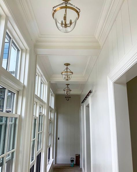 Home Lobby, Hallway Ceiling, Traditional Ceiling Lights, Jar Lanterns, Gas Lanterns, Long Hallway, The Bell Jar, Hallway Lighting, Mini Chandelier