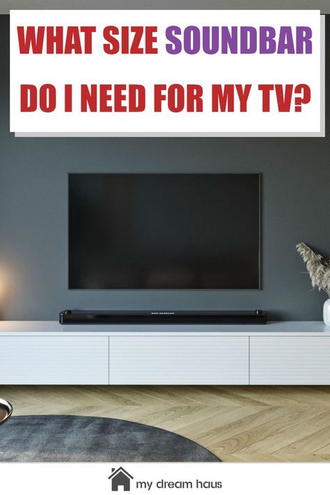 If you're looking for a new soundbar you might want to know what size is the optimum for your TV. Here's how to find what size soundbar you should buy. Soundbar Tv, Speaker Projects, Paul Walker Quotes, Tv Size, Youtube Logo, Me Tv, Tv Room, Sound Bar, Home Audio