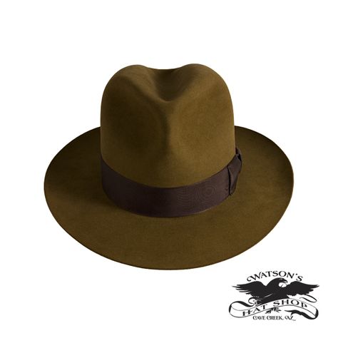 Mens Fedora Hat Outfit, Classic Brown Western Fedora, Rustic Brown Brimmed Fedora, Indiana Jones Fedora, Luxury Brown Country-style Fedora, Mens Fedora Hat, Fedora Hat Outfits, Men's Fedoras Hats Over $275.00, Outback Hat