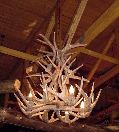 Deer Antler Chandelier Bedroom, White Antler Chandelier, Deer Chandelier Antlers, Antler Chandelier With Crystals, Small Antler Chandelier, Antler Ideas, Antler Lights, Antler Design, Cabin Living Room