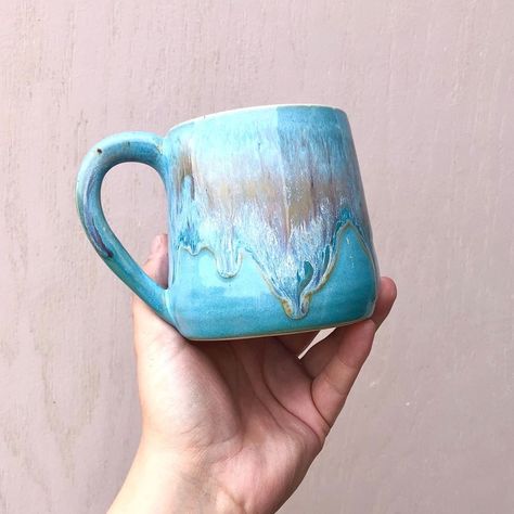 Stacy on Instagram: “All that time spent glazing was so worth it! @maycocolors Norse blue with sandstone over is so beautiful!⠀ .⠀ .⠀ .⠀ .⠀ .⠀ #mugsofinstagram…” Norse Blue Glaze, Glazes For Pottery, Worth It, So Beautiful, Glaze, On Instagram, Blue, Instagram