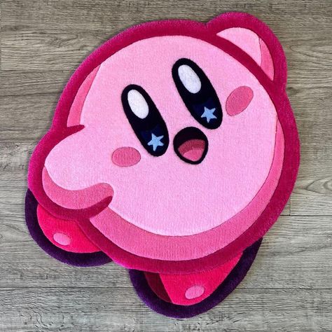 Rugs by Jayglasss en Instagram: "Sometimes I feel like I’m just a Kirby rug account…and I’m completely fine with that 😎 Spooky Kirby rug next???? 🤔🤔🤔 • • • • • • • • • #kirby #kirbymemes #kirbyandtheforgottenland #kirbyfanart #kirbystarallies #kirbyart #poyo #kirbysuperstar #kirbynintendo #kingdedede #dreamland #nintendo #videogames #nintendoswitch #nintendoart #rug #rugs #rugmaking #rugtufting #tufting #tuftingart #tuftinggun #art #nintendo64 #customrugs #custom #customrug #diyart" Tufting Art, Vibey Room, Tufting Diy, Hypebeast Room, Graphic Rug, Funky Rugs, Nintendo Art, Pinterest Room Decor, Cute Bedroom Decor