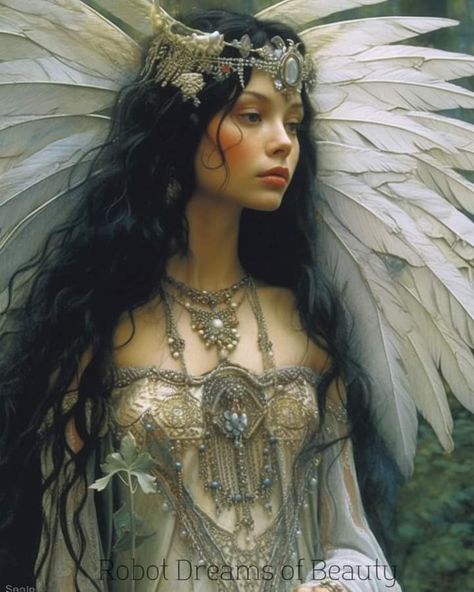 High Fae, Nature Queen, Male Ocs, Fair Costume, Youtube Aesthetic, Beauty Paintings, Enchanted Wood, Fairy Pictures, Fairy Queen