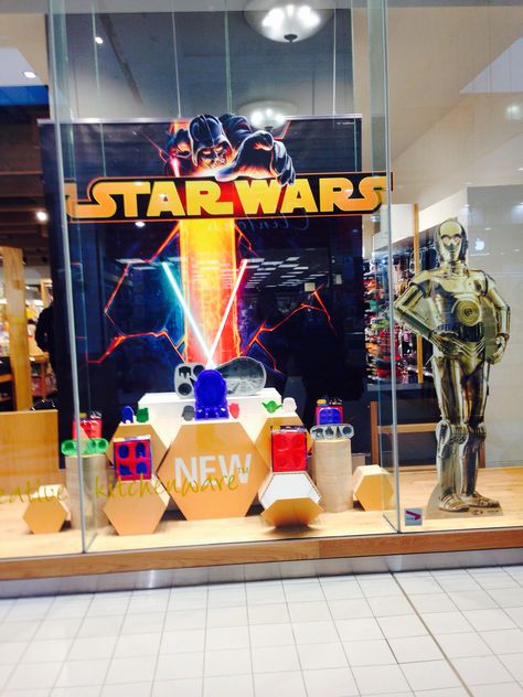 Star Wars - Lakeland window display Pop Display, Window Displays, Window Shopping, Sale Promotion, Shop Window, Store Display, Window Display, Store Design, Star Wars